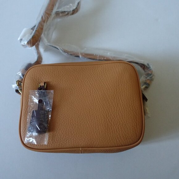 J. Crew Signet Crossbody camera Leather Bag Purse in Italian Leather brown - Picture 15 of 15